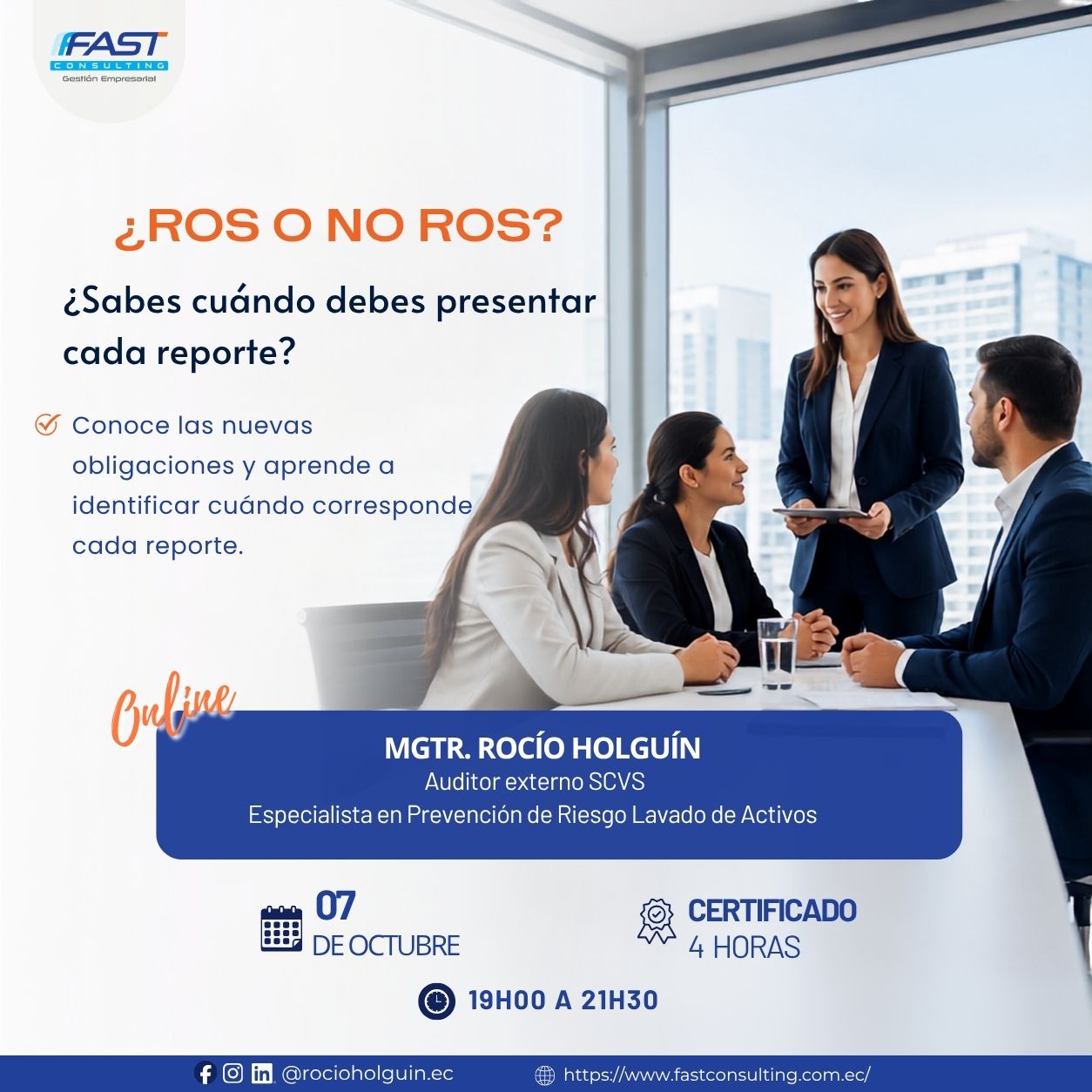 TALLER REPORTE ROS Y NO ROS - OCTUBRE 07