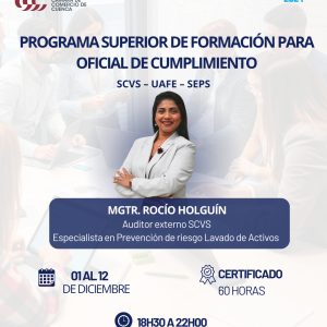 Programa superior de formación para oficiales de cumplimiento en PLA/FTOD - DICIEMBRE 2025