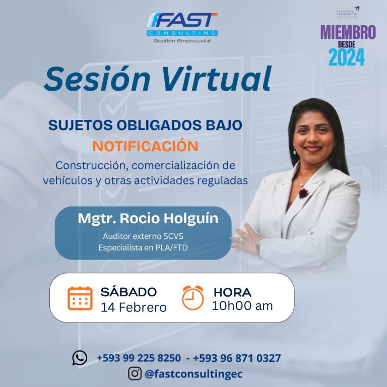 Sesión virtual – Notificaciones de la SCVS