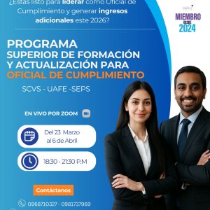 Programa superior de formación para oficiales de cumplimiento en PLA/FTOD - Marzo 2026