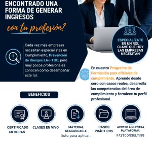 Programa superior de formación para oficiales de cumplimiento en PLA/FTOD - OCTUBRE 2026