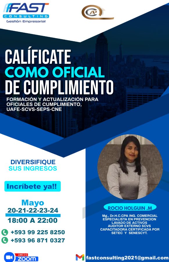 Programa Oficial de Cumplimiento en Prevención de lavado de Activos-Mayo 2024